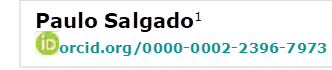 Paulo Salgado1  
 orcid.org/0000-0002-2396-7973 



