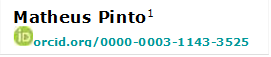 Matheus Pinto1 
 orcid.org/0000-0003-1143-3525 

