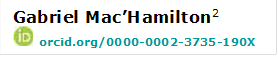 Gabriel Mac’Hamilton2 
  orcid.org/0000-0002-3735-190X 

