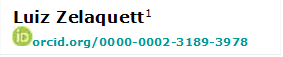 Luiz Zelaquett1 
 orcid.org/0000-0002-3189-3978 

