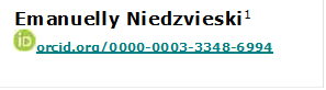 Emanuelly Niedzvieski1 
 orcid.org/0000-0003-3348-6994
