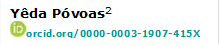 Yêda Póvoas2 
 orcid.org/0000-0003-1907-415X 

