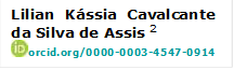 Lilian Kássia Cavalcante da Silva de Assis 2
 orcid.org/0000-0003-4547-0914  





