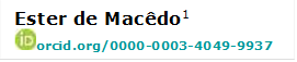 Ester de Macêdo1
 orcid.org/0000-0003-4049-9937 

