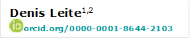 Denis Leite1,2
 orcid.org/0000-0001-8644-2103

