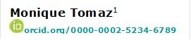 Monique Tomaz1 
 orcid.org/0000-0002-5234-6789 

