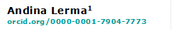 Andina Lerma1
orcid.org/0000-0001-7904-7773
